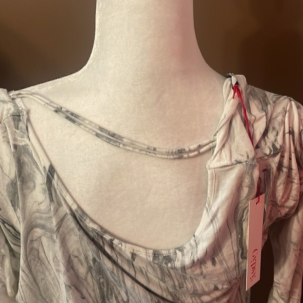 Gypsy Top Flirty Back Black /marble Size Small - Picture 3 of 6